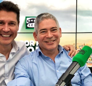Jaime Cantizano con Boris Izaguirre Jaime Cantizano con Boris Izaguirre