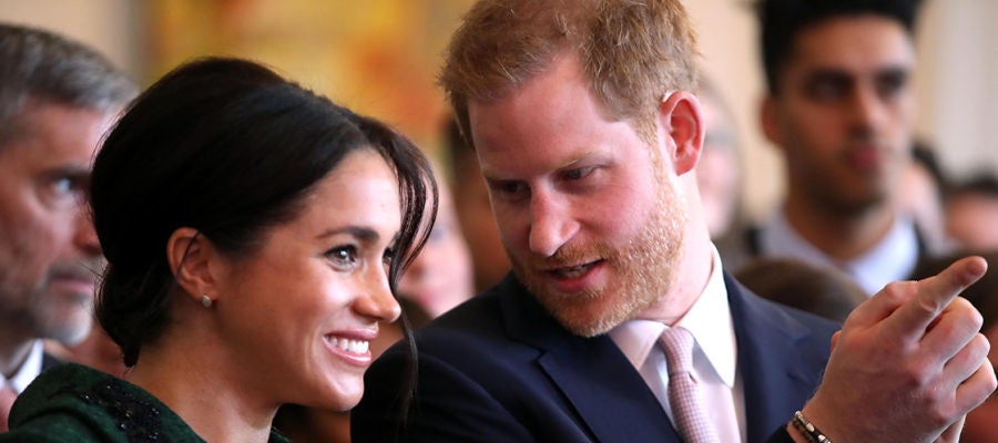Meghan Markle junto al príncipe Harry Meghan Markle junto al príncipe Harry