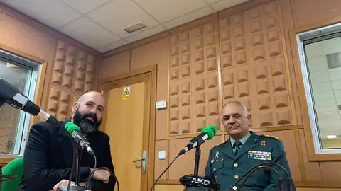 Sergio Miró y Ricardo Arranz, Coronel Jefe de la Guardia Civil en Las Palmas Sergio Miró y Ricardo Arranz, Coronel Jefe de la Guardia Civil en Las Palmas