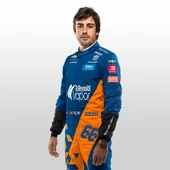 Fernando Alonso con su indumentaria para participar en Indianápolis Fernando Alonso con su indumentaria para participar en Indianápolis