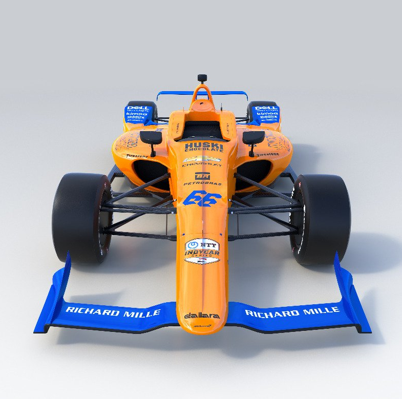 Presentado el McLaren 66 de Fernando Alonso para las 500 Millas de Indianápolis Presentado el McLaren 66 de Fernando Alonso para las 500 Millas de Indianápolis