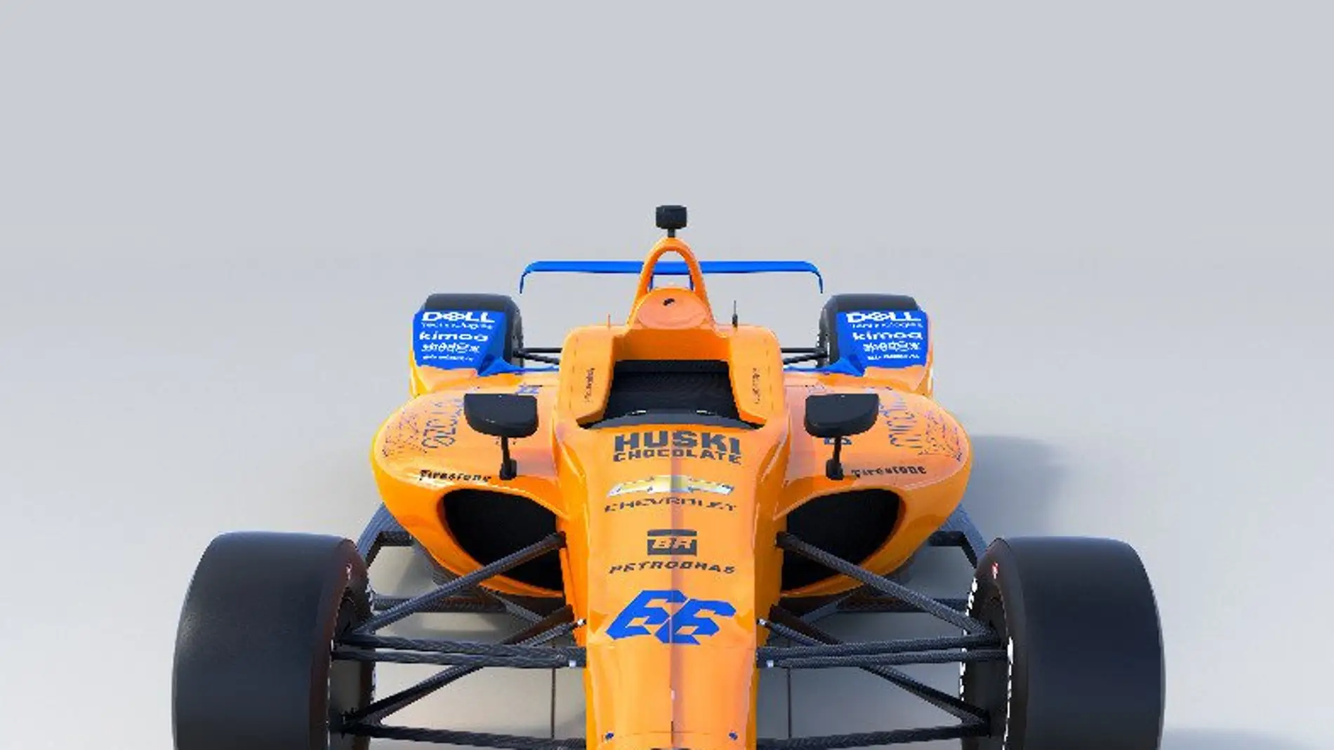 El McLaren de Fernando Alonso para disputar las 500 Millas de Indianápolis