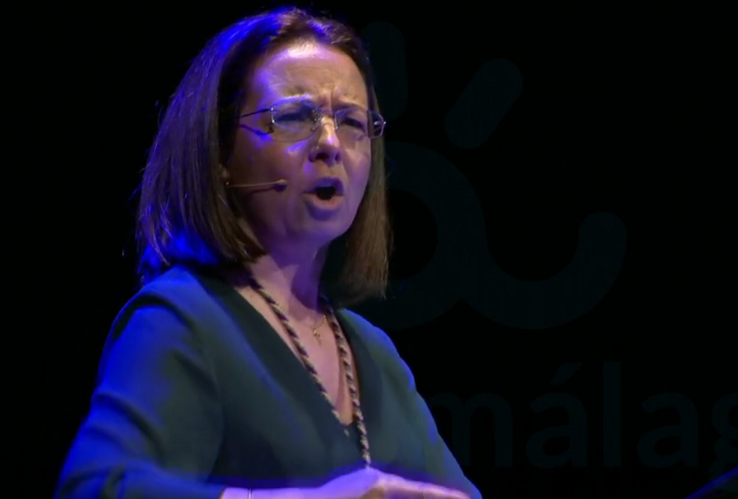 Paloma Saborido, sexta mujer que pregona la Semana Santa de Málaga Paloma Saborido, sexta mujer que pregona la Semana Santa de Málaga