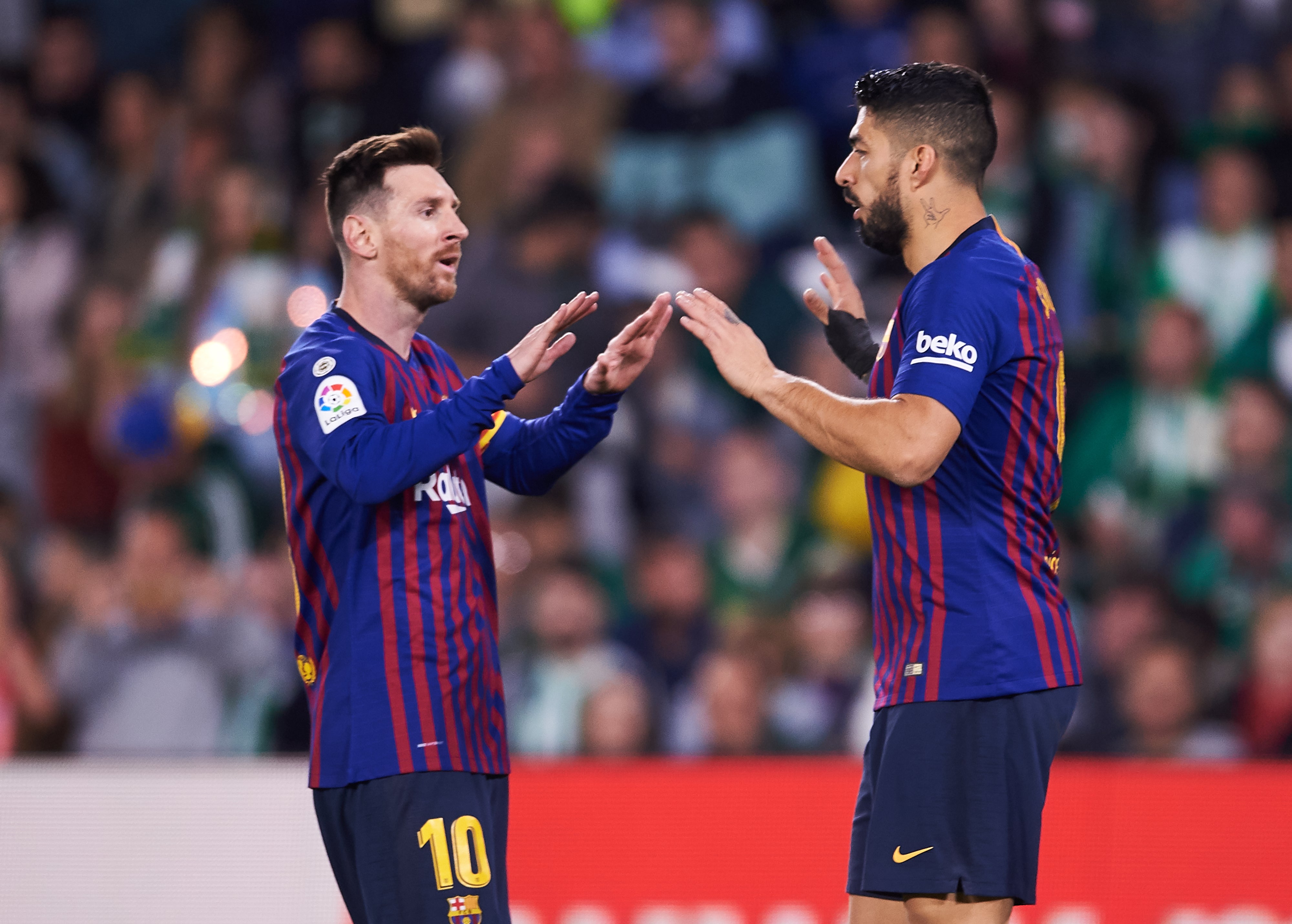 Messi sigue imparable hacia el Pichichi con Luis Suárez por detrás Messi sigue imparable hacia el Pichichi con Luis Suárez por detrás