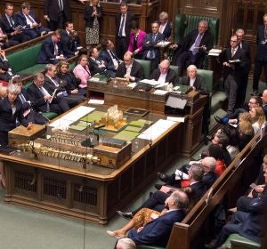 El Parlamento británico El Parlamento británico