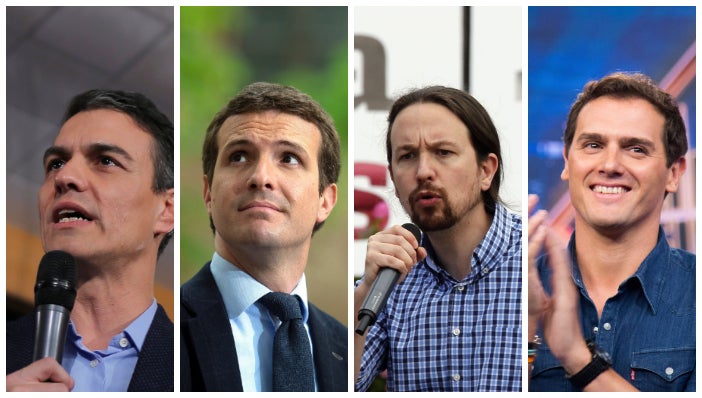 PSOE y Unidas Podemos sumarían los mismos escaños que PP, Cs y Vox PSOE y Unidas Podemos sumarían los mismos escaños que PP, Cs y Vox