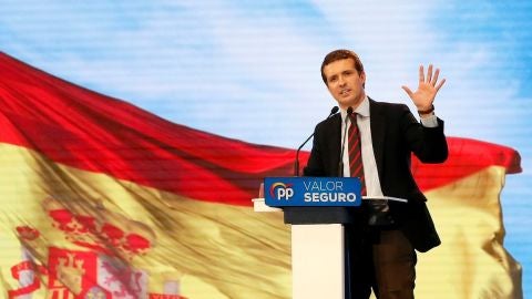 Pablo Casado en un acto en Alicante
