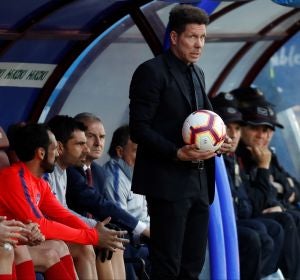 Simeone, en la banda de Ipurua Simeone, en la banda de Ipurua