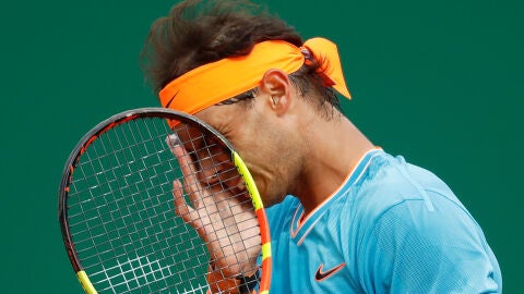 Rafa Nadal se lamenta