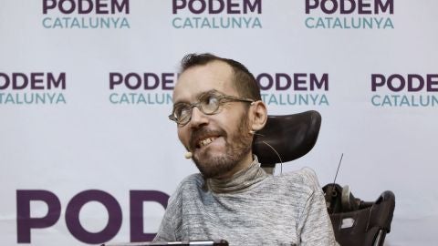 Pablo Echenique en un acto de Podemos