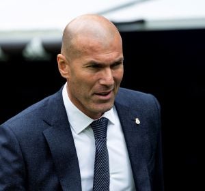 Zinedine Zidane, en el Santiago Bernabéu Zinedine Zidane, en el Santiago Bernabéu