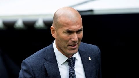 Zinedine Zidane, en el Santiago Bernab&eacute;u