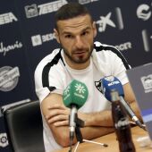 David Lombán, jugador del Málaga CF