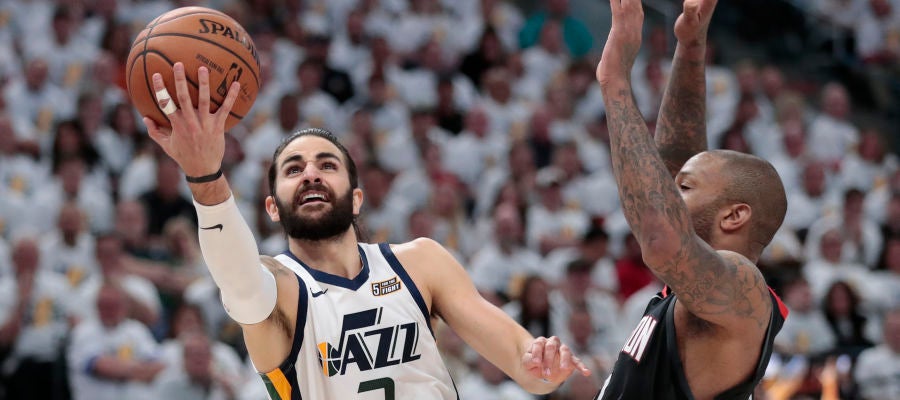 Ricky Rubio, en el partido contra Houston Ricky Rubio, en el partido contra Houston