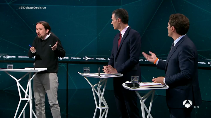 Iglesias recrimina a Rivera: "Es usted un maleducado y estoy seguro que a muchos de sus votantes no le gusta" Iglesias recrimina a Rivera: "Es usted un maleducado y estoy seguro que a muchos de sus votantes no le gusta"