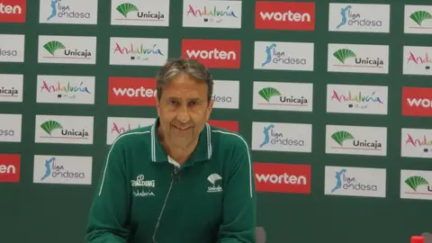 Luis Casimiro, entrenador de Unicaja Málaga Luis Casimiro, entrenador de Unicaja Málaga