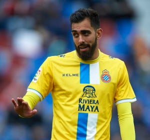 Borja Iglesias durante un partido con el Espanyol Borja Iglesias durante un partido con el Espanyol