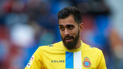 El delantero en un partido en el Ciutat de Valencia