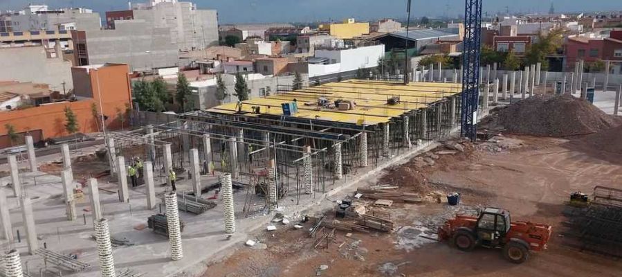 Obras del Regina Violant de Almassora. Obras del Regina Violant de Almassora.