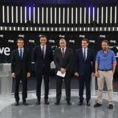 Los candidatos, en el Debate de RTVE