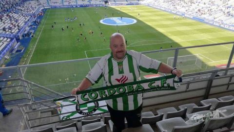 Javier, &uacute;nico aficionado del C&oacute;rdoba. 