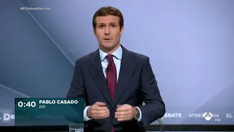 Pablo Casado: "Si quiere un cambio de verdad en España el único valor seguro es el PP " Pablo Casado: "Si quiere un cambio de verdad en España el único valor seguro es el PP "