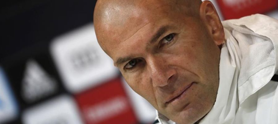 Zidane en rueda de prensa Zidane en rueda de prensa