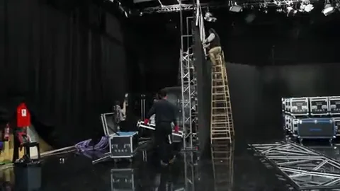Así se recoge el plató del Debate Decisivo de Atresmedia Así se recoge el plató del Debate Decisivo de Atresmedia