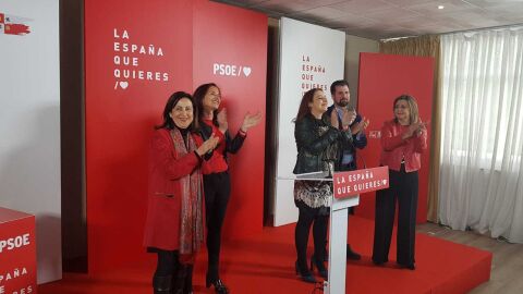 Acto de campa&ntilde;a de PSOE Palencia
