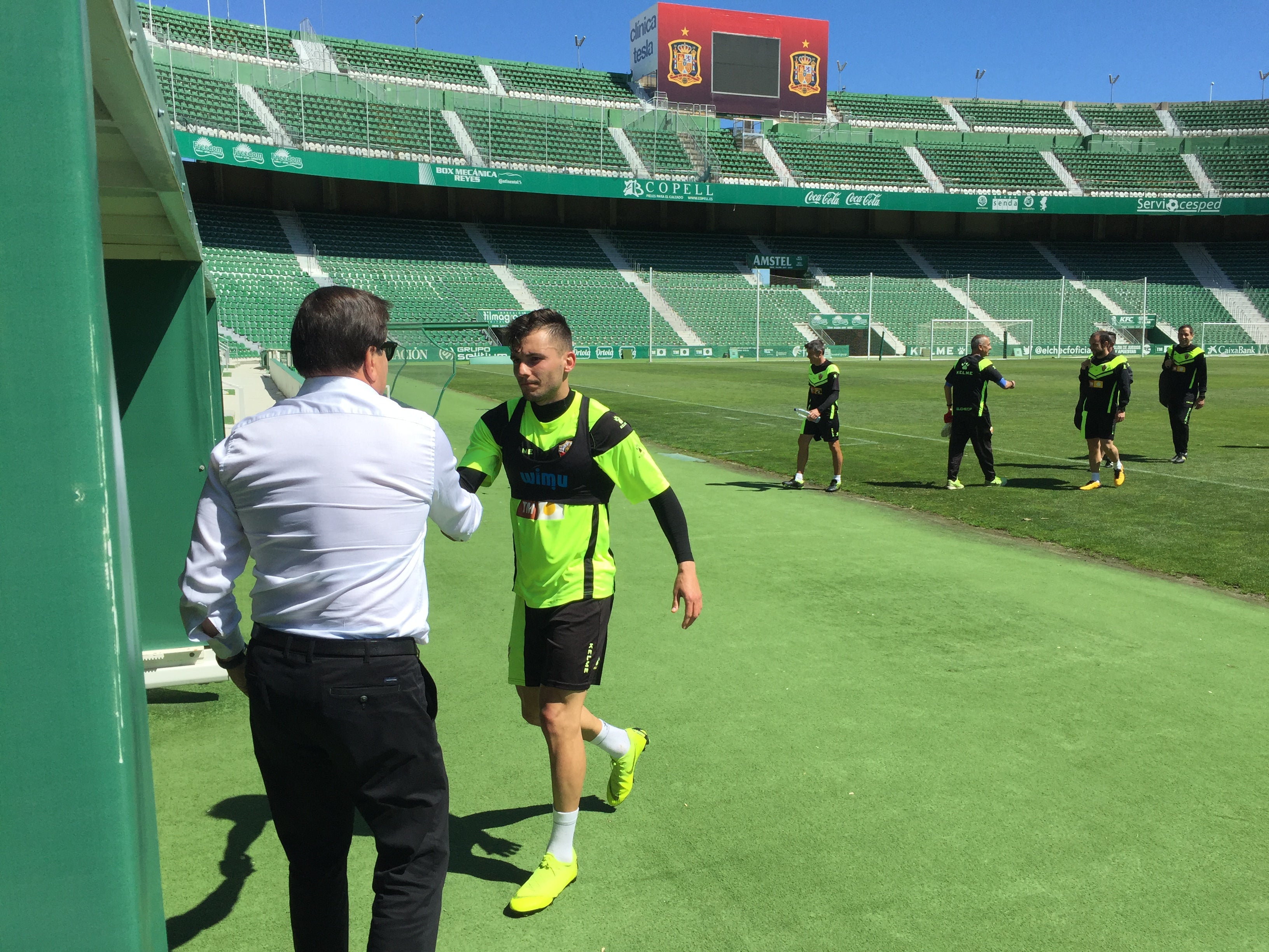 José Sepulcre asiste a la primera sesión tras el adiós de Cordero José Sepulcre asiste a la primera sesión tras el adiós de Cordero