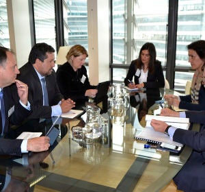 Reunión en Bruselas. Reunión en Bruselas.