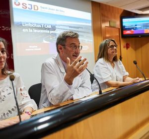El director médico de Sant Joan de Déu, Miquel Pons , durante la rueda El director médico de Sant Joan de Déu, Miquel Pons , durante la rueda