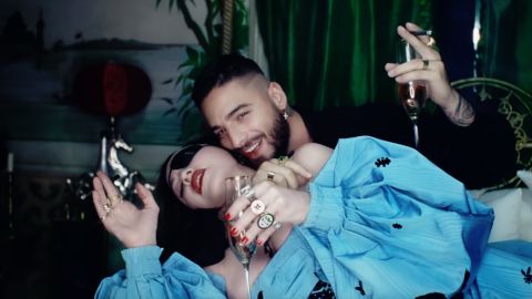 Madonna y Maluma en el v&iacute;deo de Medell&iacute;n