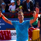 Rafa Nadal celebra una victoria Rafa Nadal celebra una victoria
