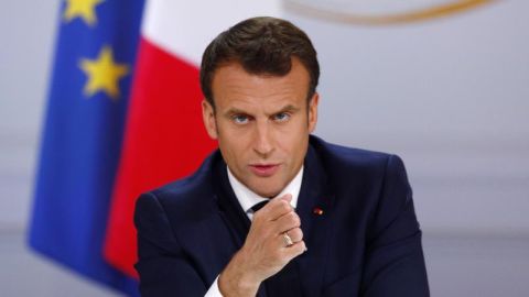 El presidente de Francia, Emmanuel Macron