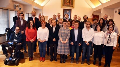 Foto de familia de la corporaci&oacute;n municipal del Ayuntamiento de Ciudad Real