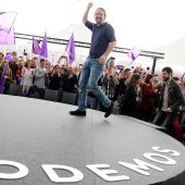 El secretario general de Podemos y candidato de Unidas Podemos a la Presidencia, Pablo Iglesias