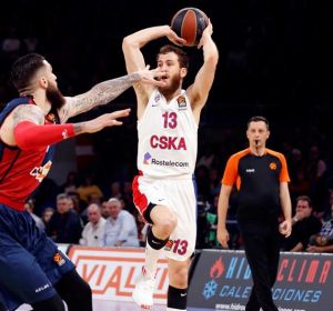 El base del CSKA de Moscú, Sergio Rodríguez. El base del CSKA de Moscú, Sergio Rodríguez.