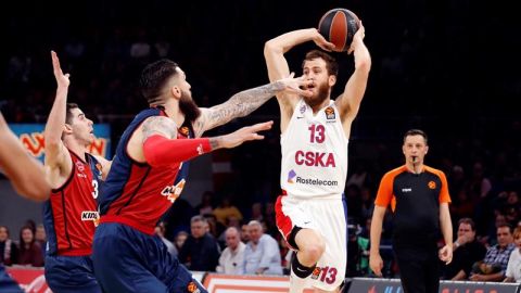 El base del CSKA de Mosc&uacute;, Sergio Rodr&iacute;guez. 