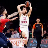 El base del CSKA de Moscú, Sergio Rodríguez. El base del CSKA de Moscú, Sergio Rodríguez.