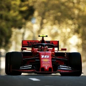 Charles Leclerc, en Bakú Charles Leclerc, en Bakú