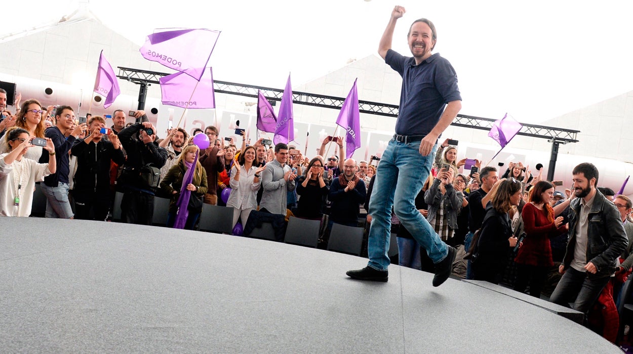 La campaña electoral de Pablo Iglesias: De menos a más en 15 días La campaña electoral de Pablo Iglesias: De menos a más en 15 días