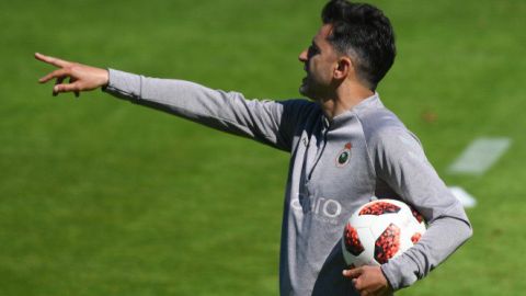 Iv&aacute;n Ania, entrenador del Racing de Santander