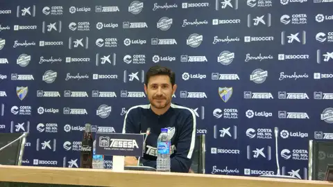 Víctor Sánchez del Amo, entrenador del Málaga CF Víctor Sánchez del Amo, entrenador del Málaga CF