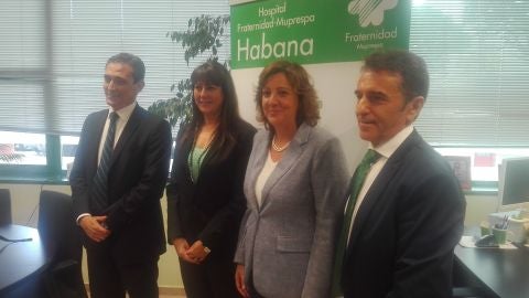 Patricia Franco ha acudido a un acto sobre la seguridad en el trabajo organizado por Fraternidad Muprespa