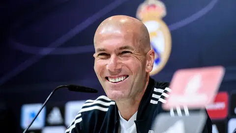 Zidane, en rueda de prensa Zidane, en rueda de prensa