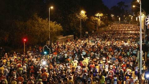 Corredores en una marat&oacute;n