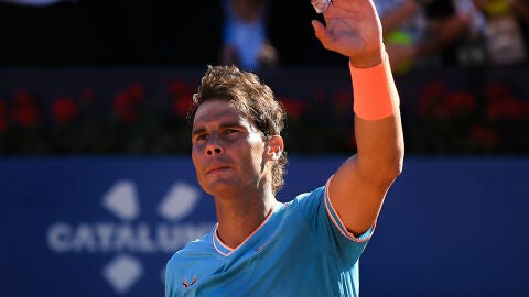 Rafa Nadal, tras un partido