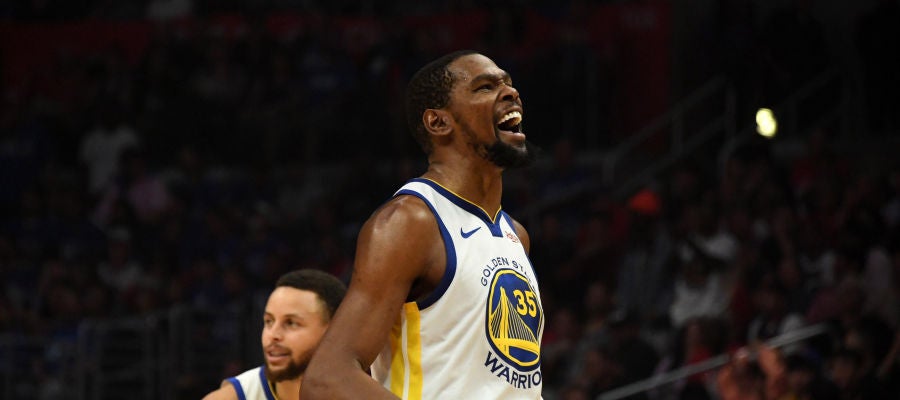 Kevin Durant, en el partido contra los Clippers Kevin Durant, en el partido contra los Clippers