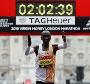 Eliud Kipchoge en Londres Eliud Kipchoge en Londres